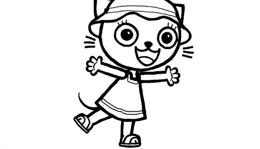 Kolorowanka Kicia Kocia