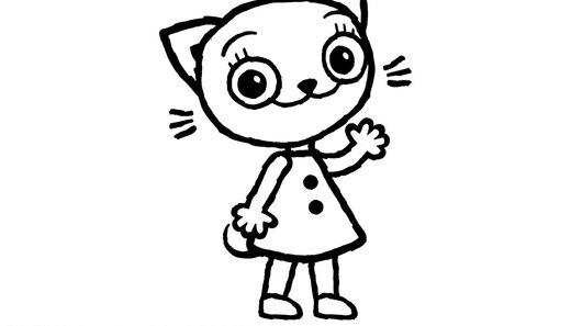 Kolorowanka Kicia Kocia